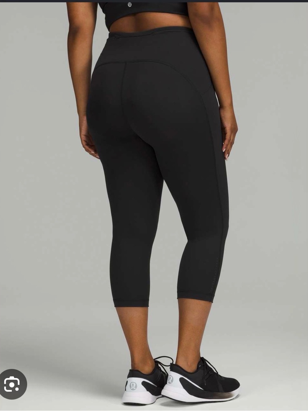 NWOT Lululemon Swift Speed High Rise Crop Leggings 21” - black